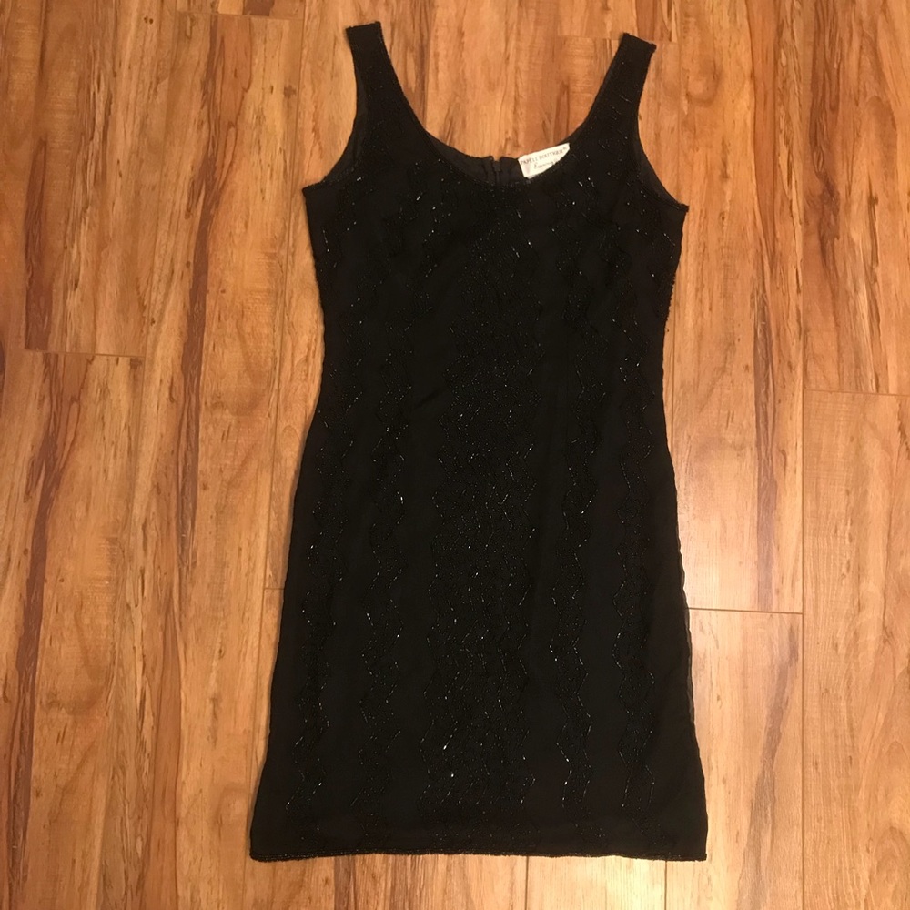 Vintage & Beaded Papell Boutique Evening Dress